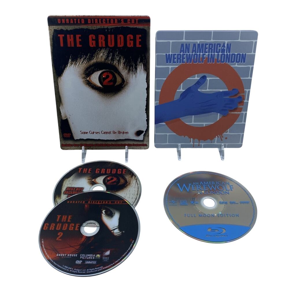 Grudge Unrated Director’s Cut + American Werewolf London Steelbook Blu-ray Set